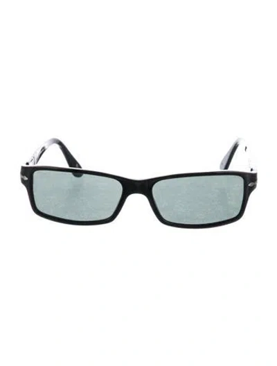 Pre-owned Persol Square Tinted Sunglasses In Black