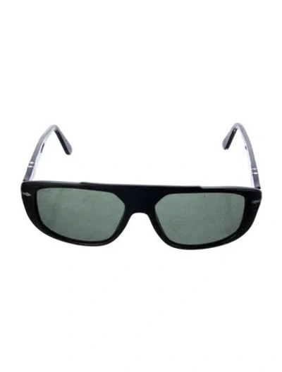 Pre-owned Persol Square Tinted Sunglasses In Black
