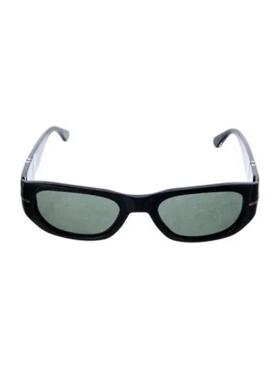 Pre-owned Persol Square Tinted Sunglasses In Black