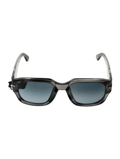 Pre-owned Persol Square Tinted Sunglasses In Black