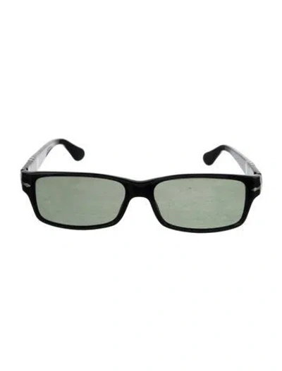 Pre-owned Persol Square Tinted Sunglasses In Black