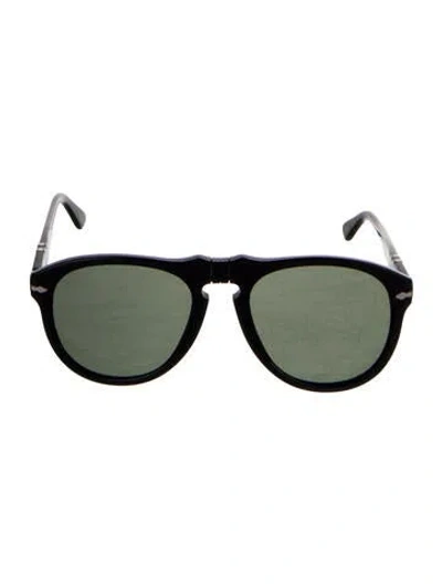 Pre-owned Persol Square Tinted Sunglasses In Black
