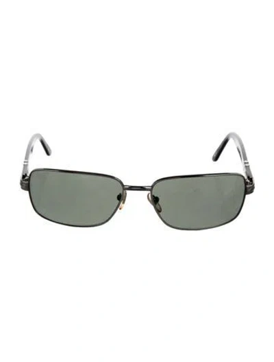 Pre-owned Persol Square Tinted Sunglasses In Black