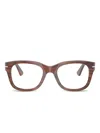 Persol Square-frame Glasses In Brown