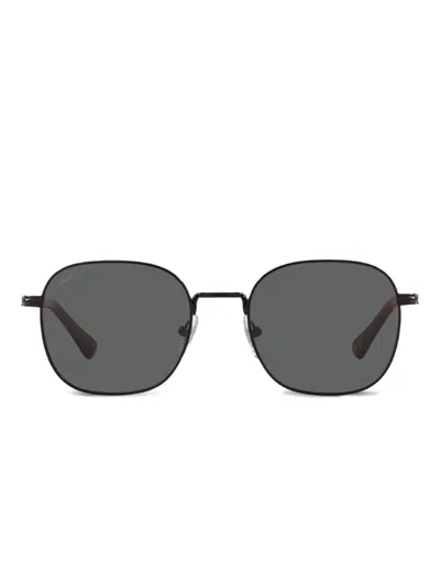 Persol Sonnenbrille Mit Eckigem Gestell In Black