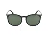 Persol Womens Black Po3316s Round-frame Acetate Sunglasses In Black