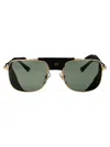 Persol Square Frame Sunglasses In 114958 Gold