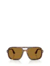 Persol Tortoiseshell Square-frame Sunglasses In Brown