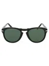Persol Black Acetate Sunglasses In Black