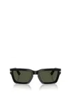 Persol Rectangular Frame Sunglasses In Black