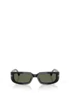 Persol Womens Black Po3347s Adrien Rectangle-frame Acetate Sunglasses In Black