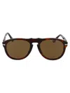 Persol Havana Acetate Sunglasses In Brown