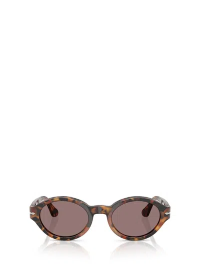 Persol Womens Po3378s Loris Oval-frame Acetate Sunglasses Brown In Black