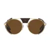 Persol Unisex Polarized Sunglasses, Po2496sz 52 In Gold