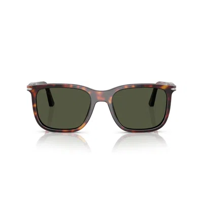 Persol 53mm Rectangular Sunglasses In Havana
