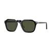 Persol Logo Sunglasses In Nero/verde