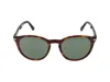 Persol Havana Acetate Sunglasses In Brown