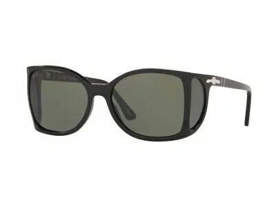 Pre-owned Persol Sunglasses  Po0005 95/31 Black Green Authentic