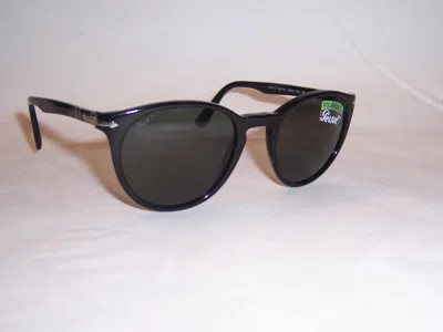 Pre-owned Persol Sunglasses Po 3152/s 901458 Black/green Polarized 52mm Authentic