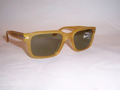 Pre-owned Persol Sunglasses Po 3272/s 204/4e Miele/green 53mm Authentic