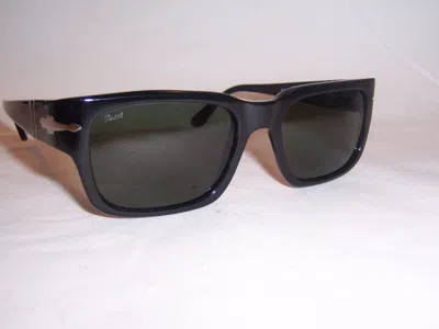 Pre-owned Persol Sunglasses Po 3315/s 95/31 Black/green 55mm Authentic 3315