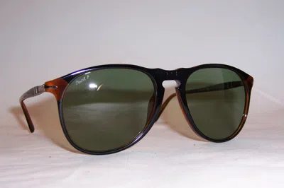 Pre-owned Persol Sunglasses Po 6649/s/m 1096p1 Black/green Polarized 6649sm Authentic