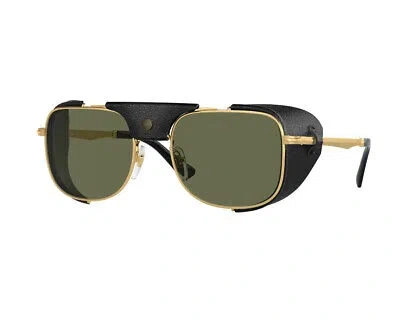 Pre-owned Persol Sunglasses Po1013sz 114958 Gold Green Man