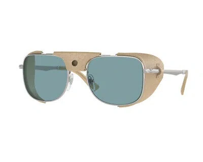 Pre-owned Persol Sunglasses Po1013sz 1155p1 Silver Green Man
