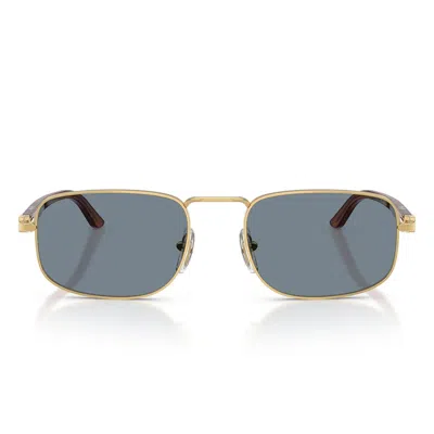 PERSOL PERSOL SUNGLASSES PO1027 S 113256 GOLD/LIGHT BLUE UNISEX