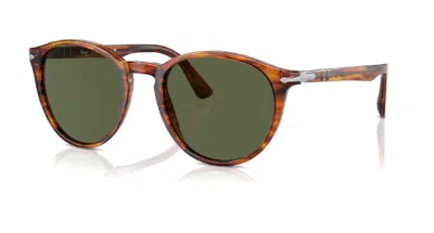 Pre-owned Persol Sunglasses Po3152s 115731 49 Brown Green Man