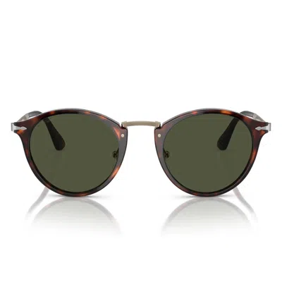 PERSOL PERSOL SUNGLASSES PO3166 S 24/31 BROWN/GREEN UNISEX