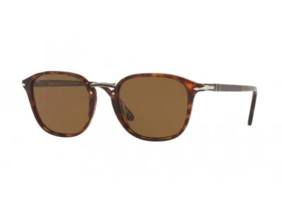 Pre-owned Persol Sunglasses Po3186s 24/57 Havana In Brown