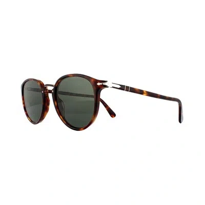Pre-owned Persol Sunglasses Po3210s 24/31 Havana Green