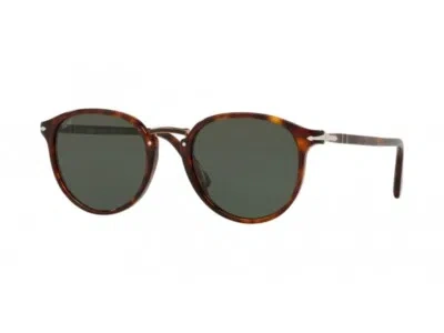 Pre-owned Persol Sunglasses Po3210s 24/31 Havana Green