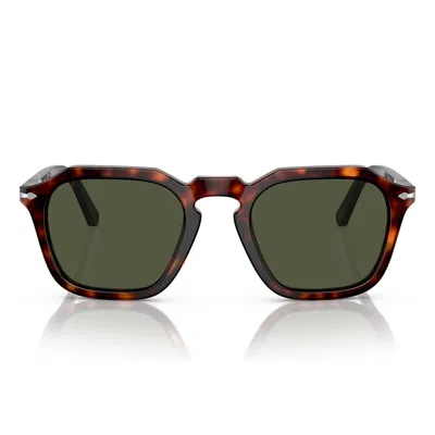 PERSOL PERSOL SUNGLASSES PO3292 S 24/31 BROWN/GREEN UNISEX