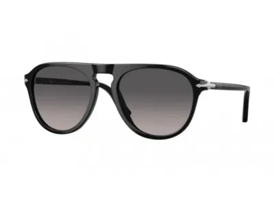 Pre-owned Persol Sunglasses Po3302s 95/m3 Black Grey Man Woman In Gray