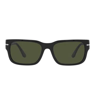 Persol Sunglasses Po3315 S 95/31 Black/green Unisex In Red