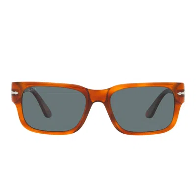 Persol Sunglasses Po3315 S 96/3 R Terra Di Siena/dark Blue Unisex Polarized