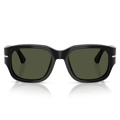 Persol Sunglasses Po3380 S 95/31 Black/green Unisex In Red