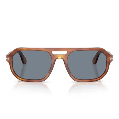 Persol Sunglasses Po3393 S 96/56 Guido Terra Di Siena/blue Unisex
