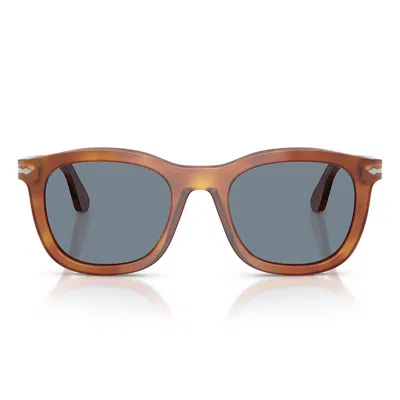 Persol Sunglasses Po3395 S 96/56 Terra Di Siena/blue Unisex