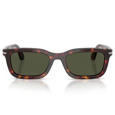PERSOL PERSOL SUNGLASSES PO3396 S 24/31 BROWN/GREEN UNISEX