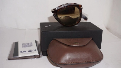 Pre-owned Persol Sunglasses Steve Mcqueen 24k Gold Plated Limited Edition 54 21 140