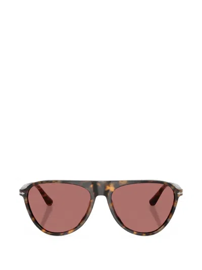 Persol Supreme Arrow Pilot Sunglasses In Brown
