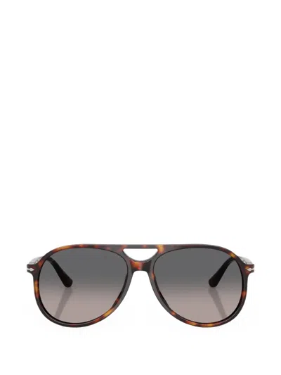 Persol Supreme Arrow Pilot-frame Sunglasses In Brown