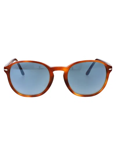 Persol Terra Di Siena Acetate Sunglasses In Brown