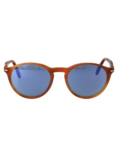 Persol Terra Di Siena Acetate Sunglasses In Brown
