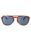 Persol Terra Di Siena Acetate Sunglasses In Brown