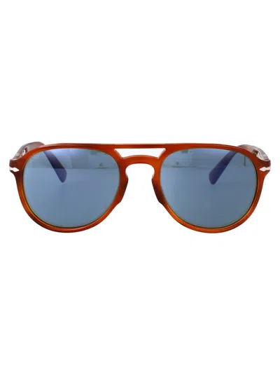 Persol Terra Di Siena Acetate Sunglasses In Brown