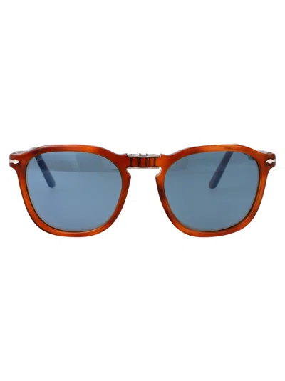 Persol Terra Di Siena Acetate Sunglasses In Brown
